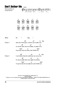 Don't Bother Me von The Beatles (Download) 