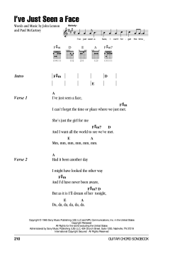 I've Just Seen A Face von The Beatles (Download) 