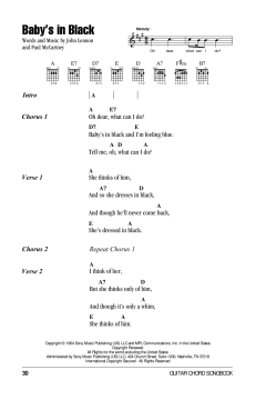 Baby's In Black von The Beatles (Download) 