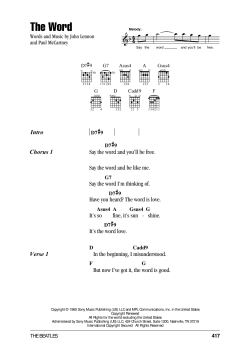 The Word von The Beatles (Download) 