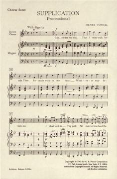 Supplication von Henry Cowell 