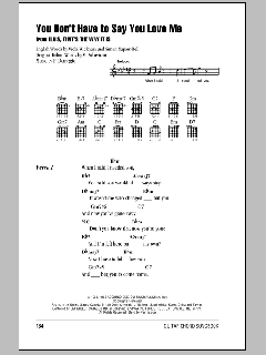 You Don't Have To Say You Love Me von Elvis Presley (Download) 