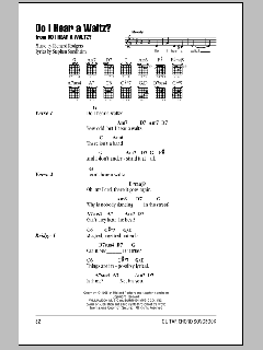 Do I Hear A Waltz? von Stephen Sondheim (Download) 
