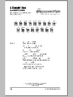 A Sleepin' Bee von Harold Arlen (Download) 