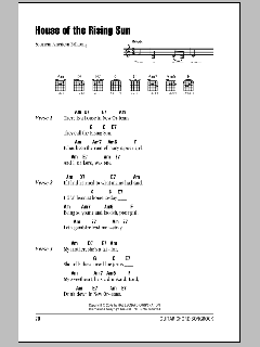 House Of The Rising Sun von Southern American Folksong (Download) 