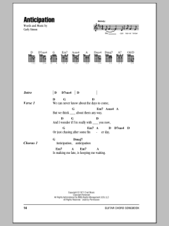 Anticipation von Carly Simon (Download) 