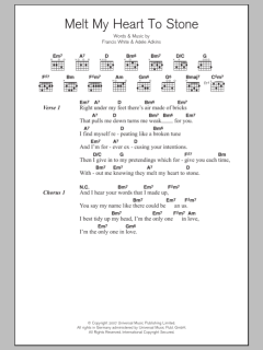 Melt My Heart To Stone von Adele (Download) 