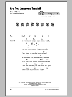 Are You Lonesome Tonight? (Download) 