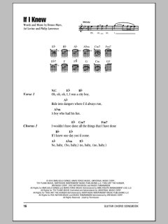 If I Knew von Bruno Mars (Download) 