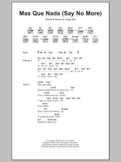 Mas Que Nada (Say No More) von Jorge Ben (Download) 