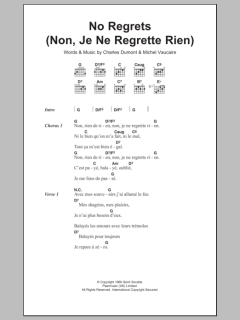 No Regrets (Non, Je Ne Regrette Rien) (Download) 