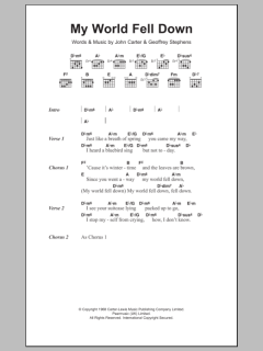 My World Fell Down von John Carter (Download) 