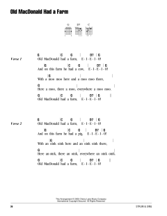Old Macdonald Had A Farm von Traditional (Download) 