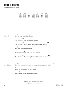Holes To Heaven von Jack Johnson (Download) 