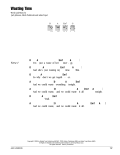 Wasting Time von Jack Johnson (Download) 