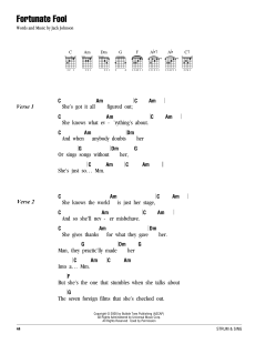 Fortunate Fool von Jack Johnson (Download) 