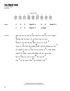 Too Much Food von Jason Mraz (Download) 