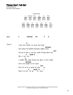 Please Don't Tell Her von Jason Mraz (Download) 