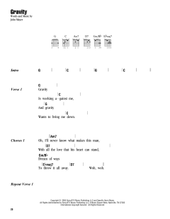 Gravity von John Mayer (Download) 
