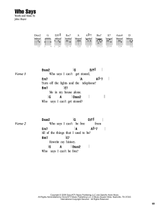 Who Says von John Mayer (Download) 