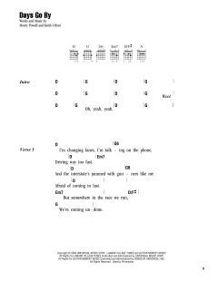 Days Go By von Keith Urban (Download) 