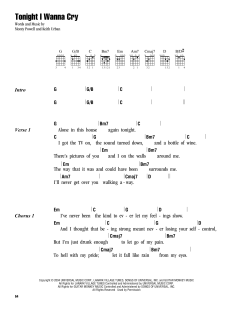 Tonight I Wanna Cry von Keith Urban (Download) 
