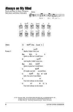 Always On My Mind von Elvis Presley (Download) 