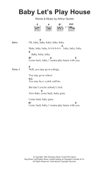 Baby Let's Play House von Elvis Presley (Download) 