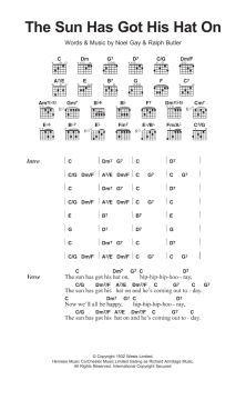 The Sun Has Got His Hat On von Noel Gay (Download) 