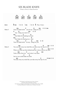 Six Blade Knife von Dire Straits (Download) 