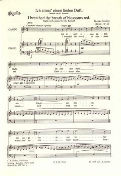 Sieben Lieder aus letzter Zeit von Gustav Mahler 