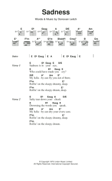 Sadness von Donovan (Download) 