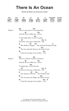There Is An Ocean von Donovan (Download) 