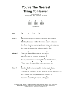 You're The Nearest Thing To Heaven von Johnny Cash (Download) 