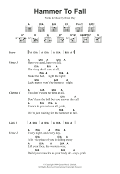 Hammer To Fall von Queen (Download) 