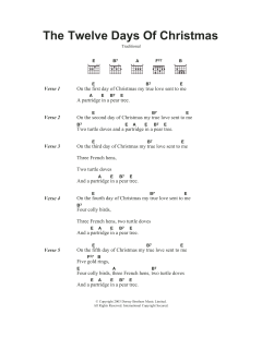 The Twelve Days Of Christmas von Traditional (Download) 
