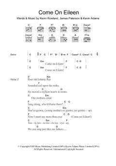Come On Eileen von Dexy's Midnight Runners (Download) 