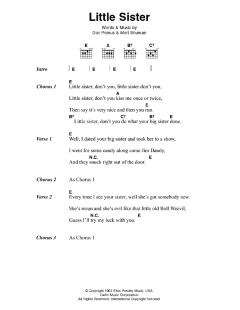 Little Sister von Elvis Presley (Download) 