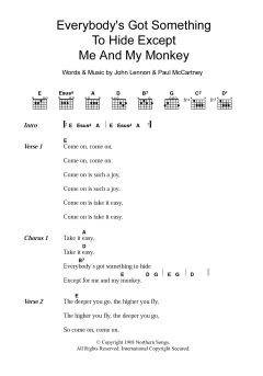 Everybody's Got Something To Hide Except Me And My Monkey von The Beatles (Download) 