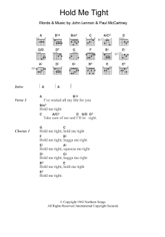 Hold Me Tight von The Beatles (Download) 