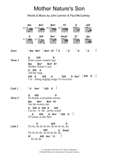 Mother Nature's Son von The Beatles (Download) 