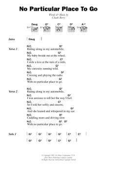 No Particular Place To Go von Chuck Berry (Download) 