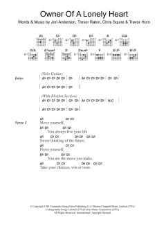 Owner Of A Lonely Heart von Yes (Download) 