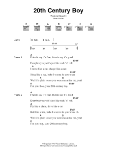 20th Century Boy von T. Rex (Download) 