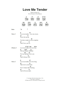 Love Me Tender von Elvis Presley (Download) 