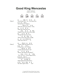 Good King Wenceslas von Traditional (Download) 