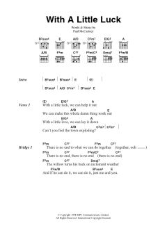 With A Little Luck von Wings (Download) 