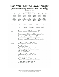 Can You Feel The Love Tonight von Elton John (Download) 