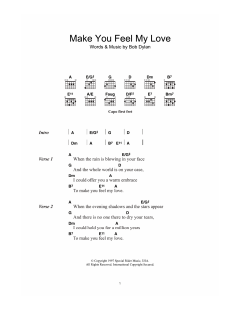Make You Feel My Love von Bob Dylan (Download) 