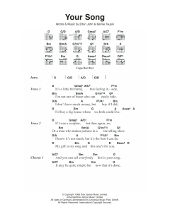 Your Song von Elton John (Download) 